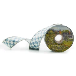 Finishing Touches|MacKenzie-Childs Sterling Check 2 Ribbon