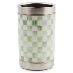 Fall Entertaining|Bar Entertaining|MacKenzie-Childs Sterling Check 3260 Wine Cooler