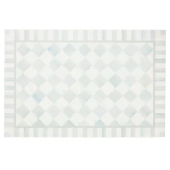 Rugs|MacKenzie-Childs Sterling Check 2' x 3' Floor Mat
