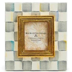 Room Accents|MacKenzie-Childs Sterling Check 2.5 x 3 Frame