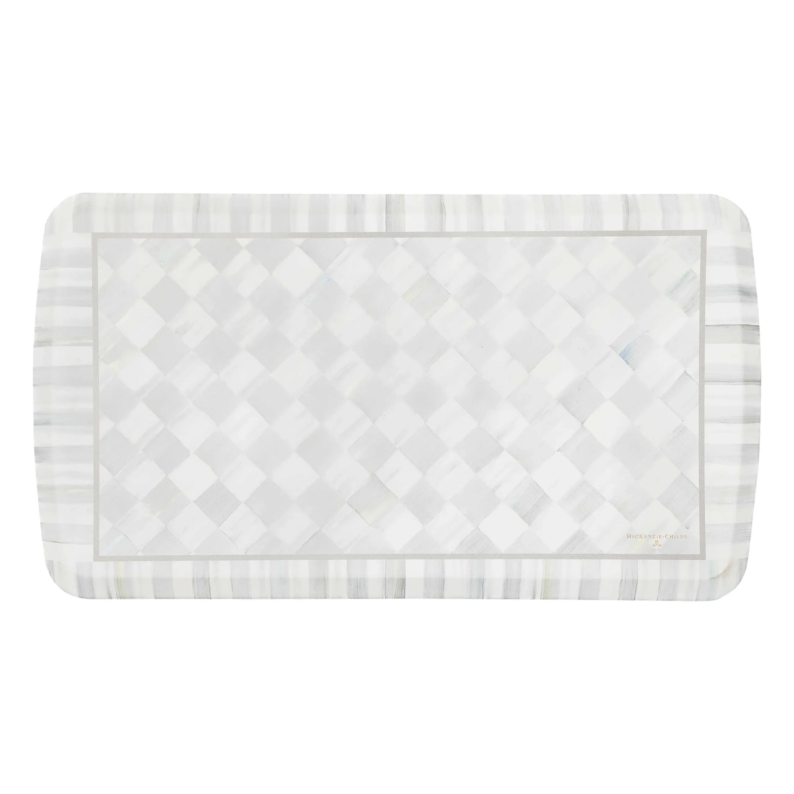Rugs|MacKenzie-Childs Sterling Check 20 x 36 GelPro Comfort Mat