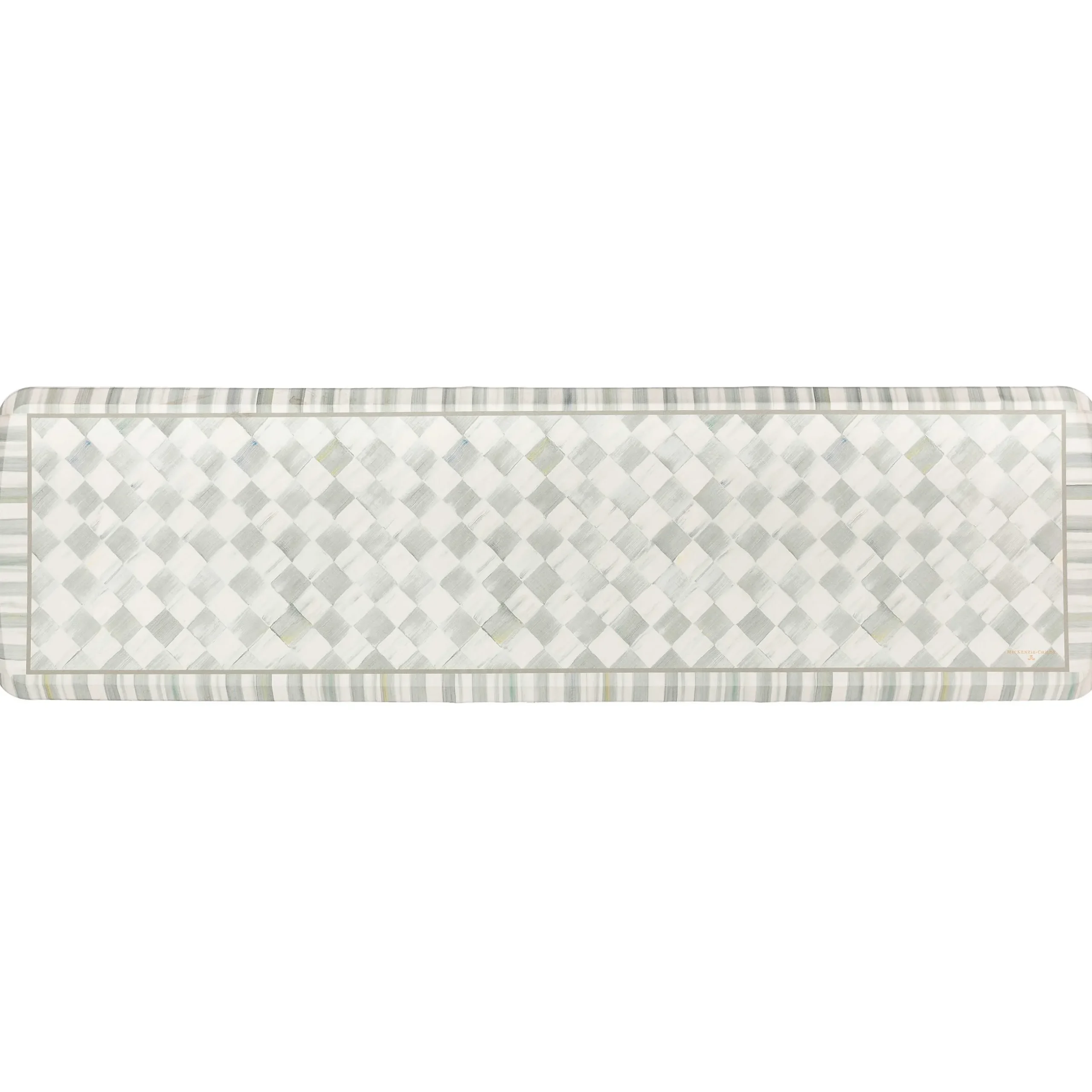 Rugs|MacKenzie-Childs Sterling Check 20 x 72 GelPro Comfort Mat