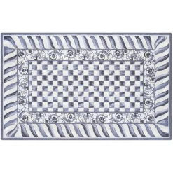 Rugs|MacKenzie-Childs Sterling Check 5' x 8' Rug