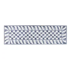 Rugs|MacKenzie-Childs Sterling Check 2'6 x 8' Runner
