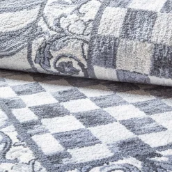 Rugs|MacKenzie-Childs Sterling Check 2'6 x 8' Runner
