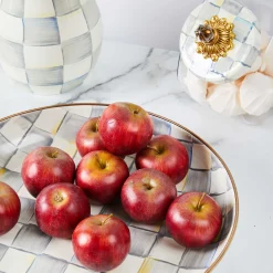 Serveware|MacKenzie-Childs Sterling Check Abundant Bowl