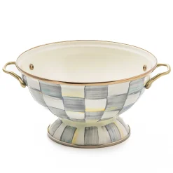 Serveware|MacKenzie-Childs Sterling Check Almost Everything Bowl
