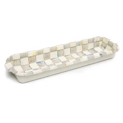 Serveware|MacKenzie-Childs Sterling Check Baguette Dish