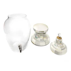 Bar Entertaining|Serveware|MacKenzie-Childs Sterling Check Beverage Hostess