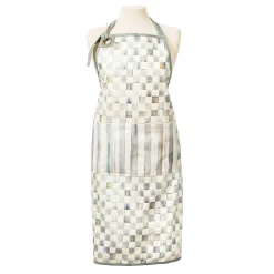 Accessories|Kitchen & Table Linens|MacKenzie-Childs Sterling Check Bistro Apron