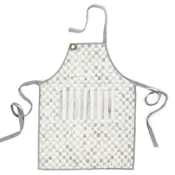 Accessories|Kitchen & Table Linens|MacKenzie-Childs Sterling Check Bistro Apron