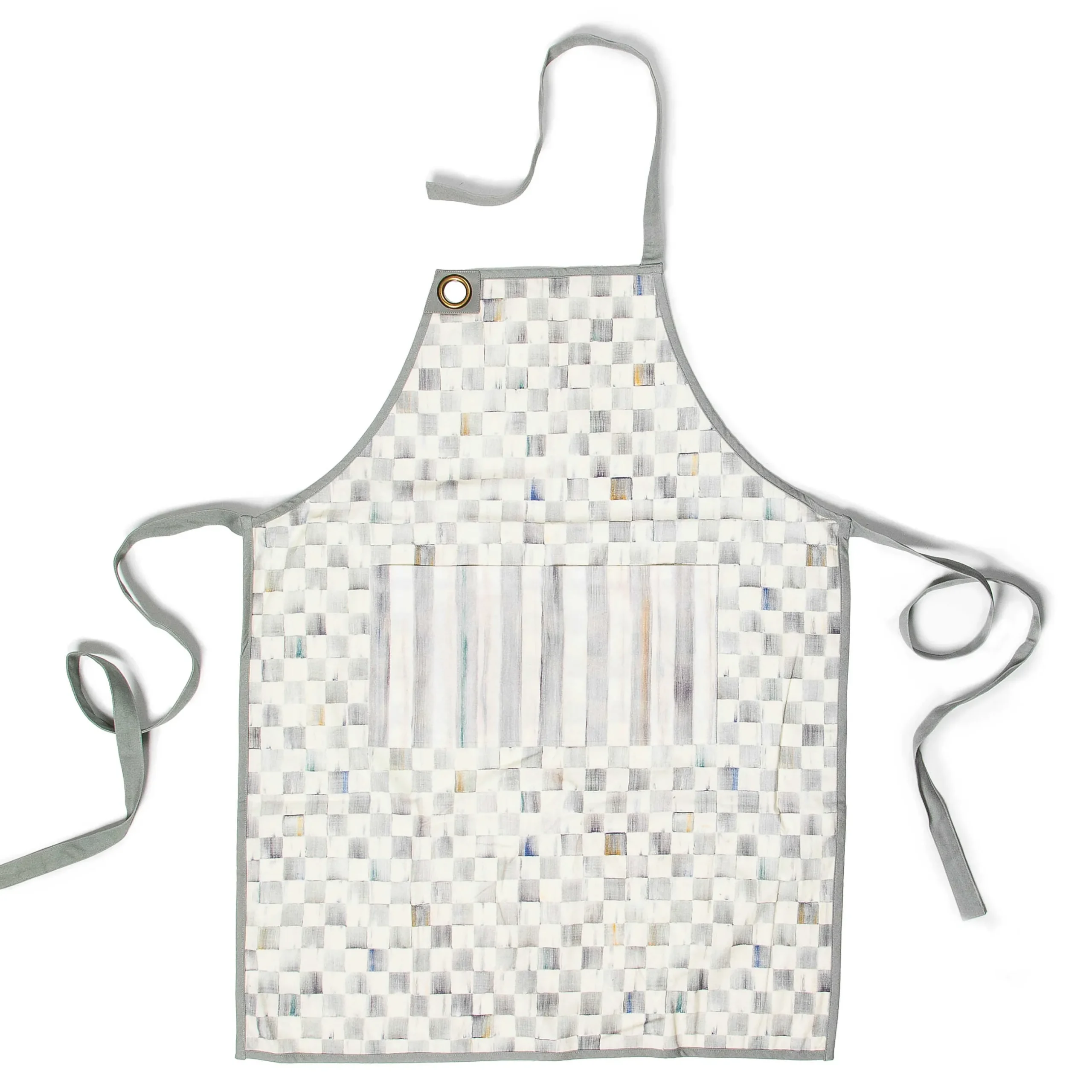Accessories|Kitchen & Table Linens|MacKenzie-Childs Sterling Check Bistro Apron