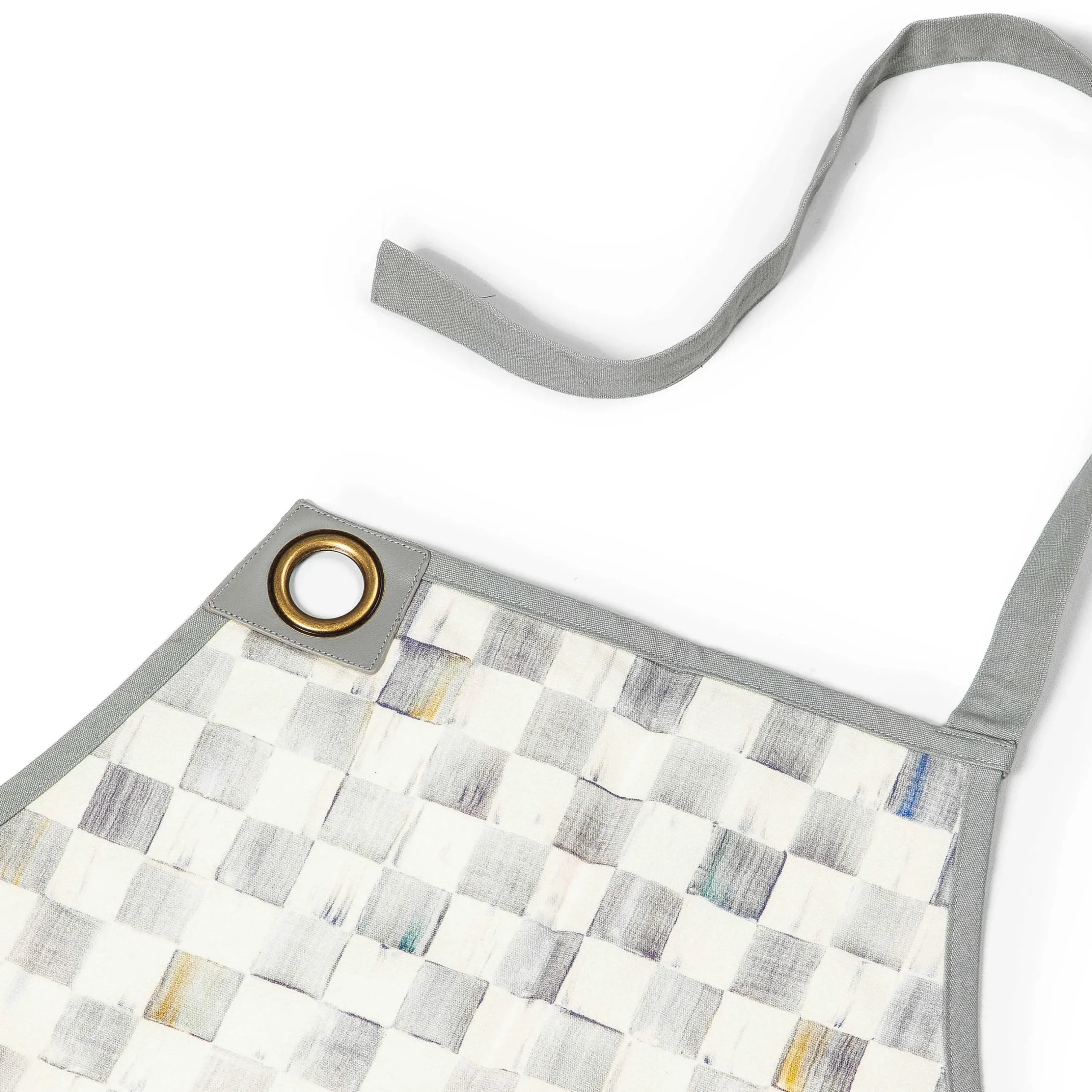 Accessories|Kitchen & Table Linens|MacKenzie-Childs Sterling Check Bistro Apron
