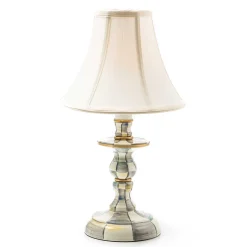 Lighting|MacKenzie-Childs Sterling Check Candlestick Lamp