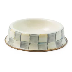 Accessories|MacKenzie-Childs Sterling Check Cat Dish
