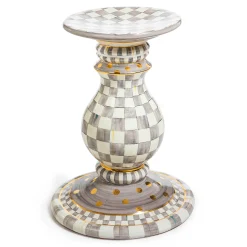 Dining Room & Kitchen|MacKenzie-Childs Sterling Check Ceramic Pedestal Table Base