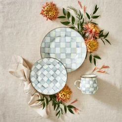 Kitchen & Dining Sets|Fall Entertaining|MacKenzie-Childs Sterling Check Chargers, Set of 4