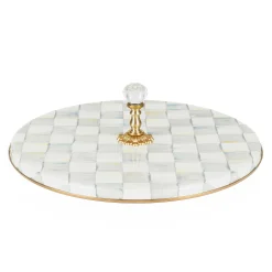 Fall Entertaining|Serveware|MacKenzie-Childs Sterling Check Cheese Course