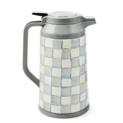 The Coffee Shop|Serveware|MacKenzie-Childs Sterling Check Coffee Carafe