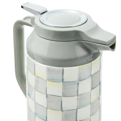 The Coffee Shop|Serveware|MacKenzie-Childs Sterling Check Coffee Carafe