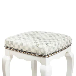 Dining Room & Kitchen|MacKenzie-Childs Sterling Check Counter Stool