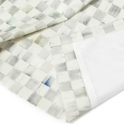 Room Accents|MacKenzie-Childs Sterling Check Curtain Panel