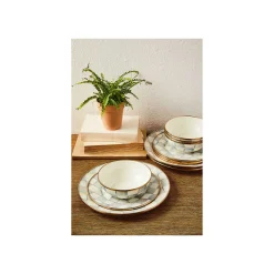 Kitchen & Dining Sets|Dinnerware & Flatware|MacKenzie-Childs Sterling Check Dinnerware 12pc Complete Set