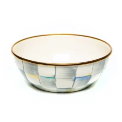 Bar Entertaining|Dinnerware & Flatware|MacKenzie-Childs Sterling Check Everyday Bowl