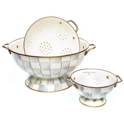 Fall Entertaining|Bar Entertaining|MacKenzie-Childs Sterling Check Everything Bowl
