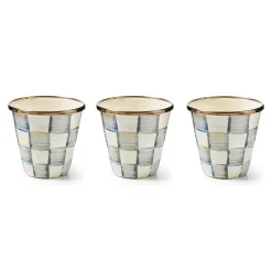 Spring|The Fall Shop|MacKenzie-Childs Sterling Check Herb Pots, Set of 3