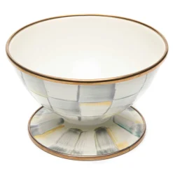 Dinnerware & Flatware|MacKenzie-Childs Sterling Check Ice Cream Dish