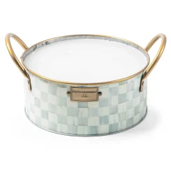Spring|Candles & Fragrances|MacKenzie-Childs Sterling Check Large Citronella Candle