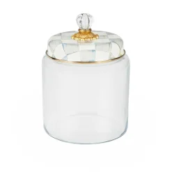 Kitchen Storage & Organization|MacKenzie-Childs Sterling Check Large Kitchen Canister