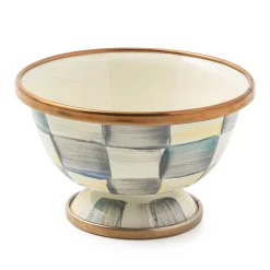 The Coffee Shop|Serveware|MacKenzie-Childs Sterling Check Little Sugar Bowl