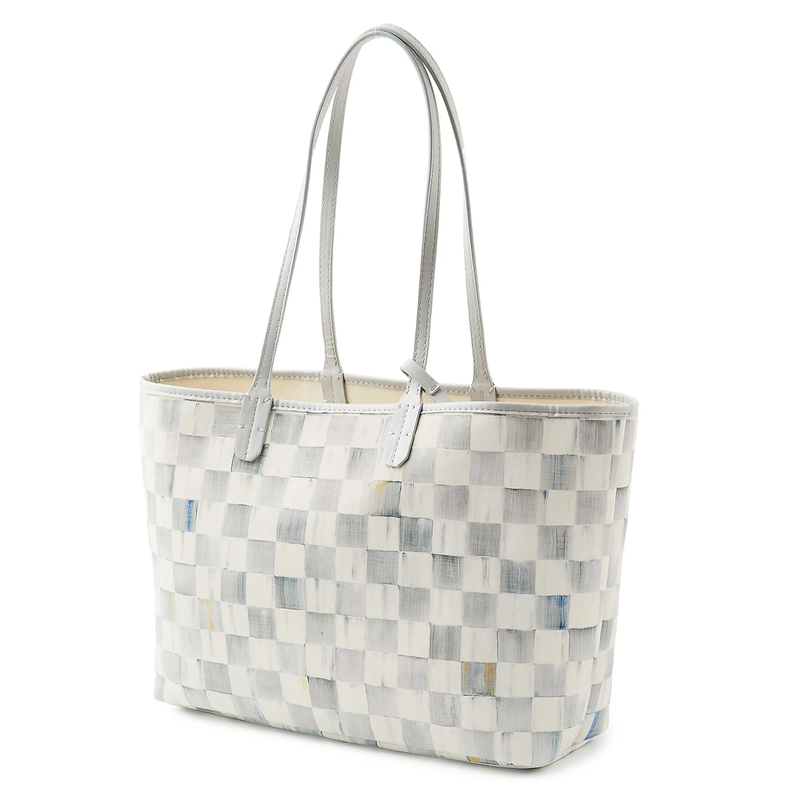 Accessories|MacKenzie-Childs Sterling Check Marche Tote - Medium