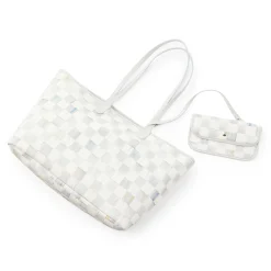 Accessories|MacKenzie-Childs Sterling Check Marche Tote - Medium