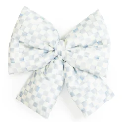Finishing Touches|Room Accents|MacKenzie-Childs Sterling Check Medium Bow