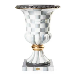 Spring|The Fall Shop|MacKenzie-Childs Sterling Check Pedestal Urn
