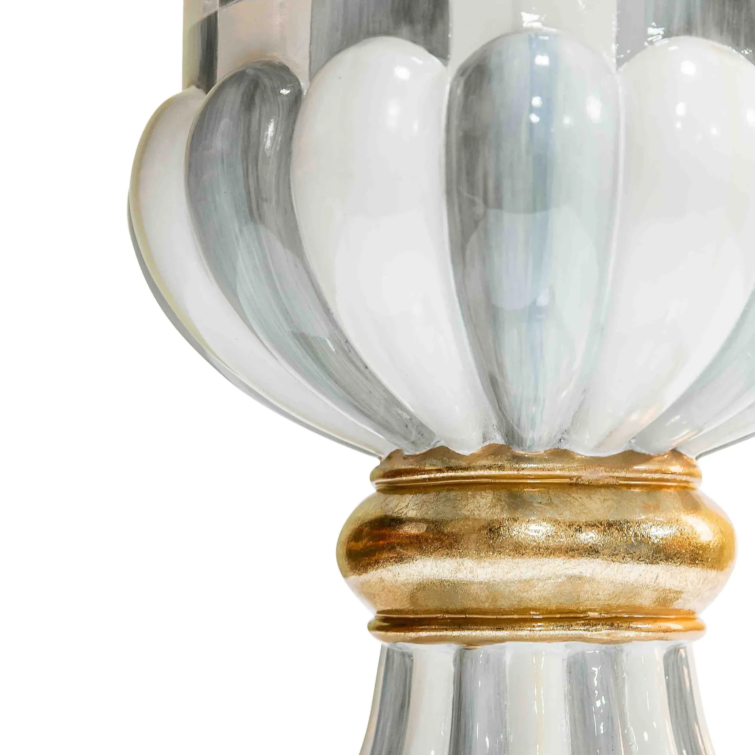Spring|The Fall Shop|MacKenzie-Childs Sterling Check Pedestal Urn