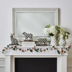 Fall Entertaining|Bar Entertaining|MacKenzie-Childs Sterling Check Pitcher