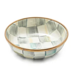 Serveware|MacKenzie-Childs Sterling Check Relish Dish