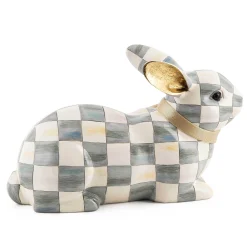 Easter|Spring|MacKenzie-Childs Sterling Check Resting Bunny