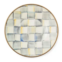 The Coffee Shop|Dinnerware & Flatware|MacKenzie-Childs Sterling Check Saucer