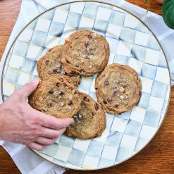Bar Entertaining|Serveware|MacKenzie-Childs Sterling Check Serving Platter