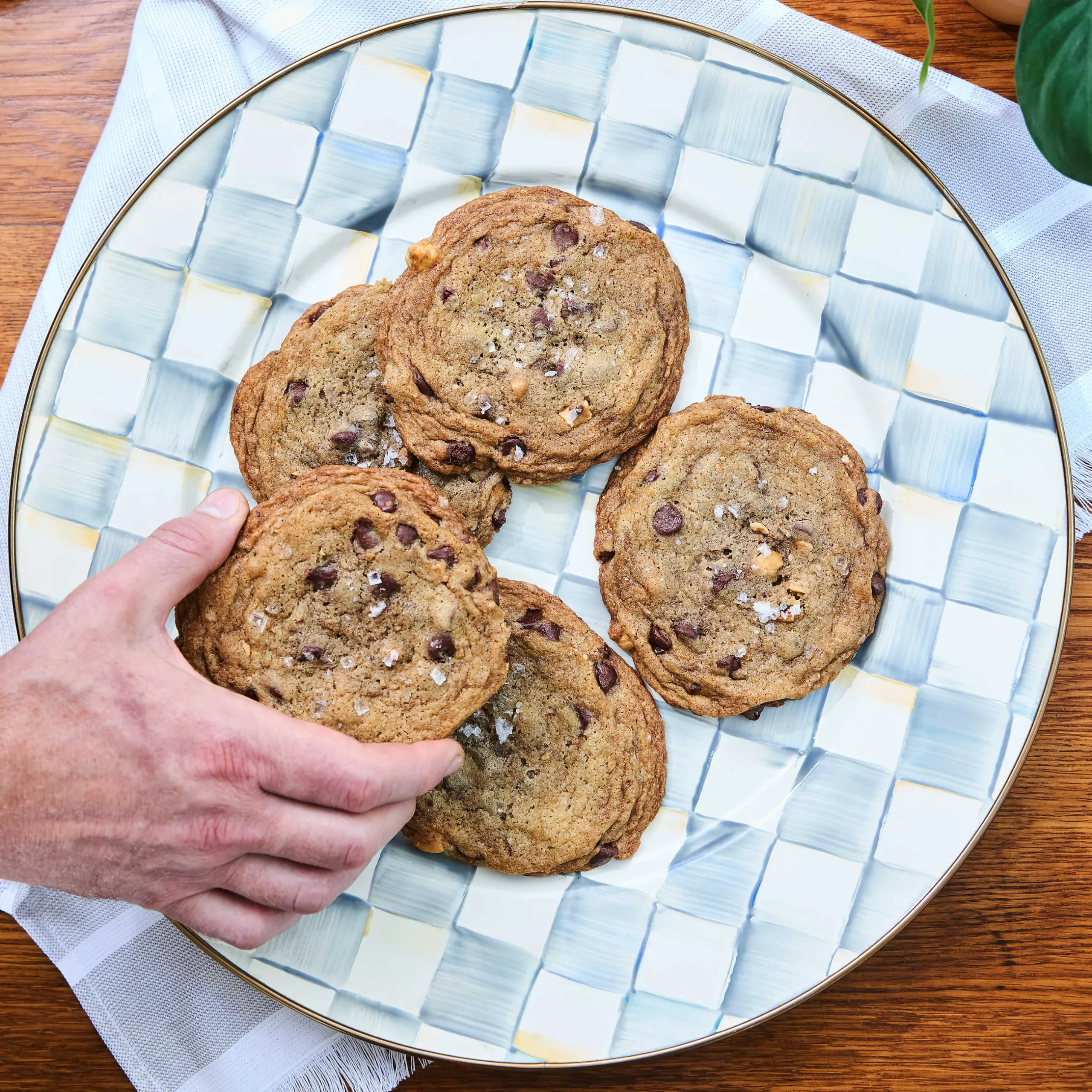 Bar Entertaining|Serveware|MacKenzie-Childs Sterling Check Serving Platter