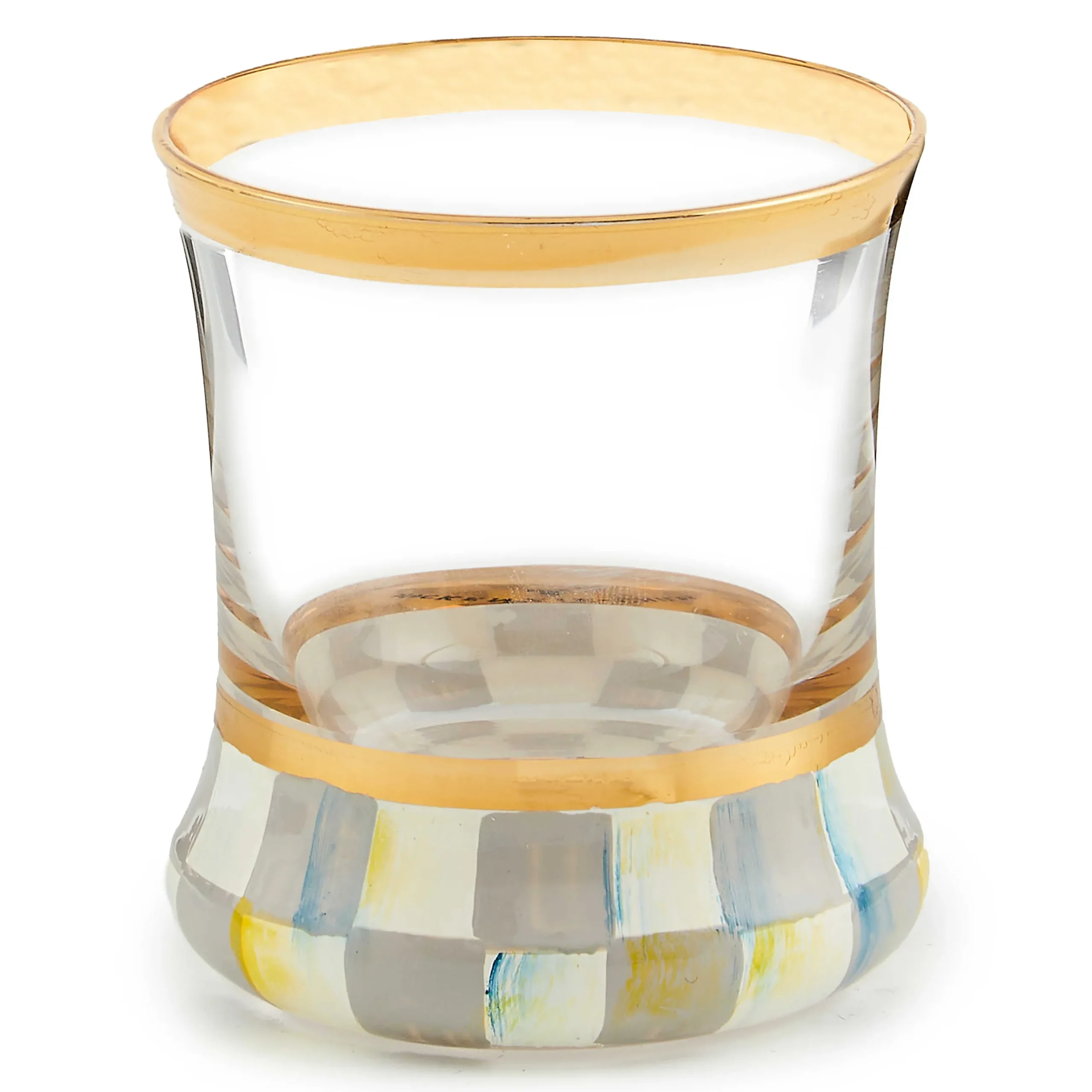 Fall Entertaining|Drinkware|MacKenzie-Childs Sterling Check Shot Glass