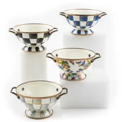 Serveware|MacKenzie-Childs Sterling Check Simply Anything Bowl