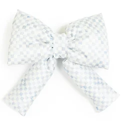 Finishing Touches|Room Accents|MacKenzie-Childs Sterling Check Small Bow