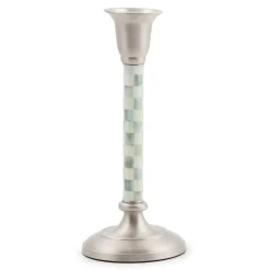 Candles & Fragrances|Table Accessories|MacKenzie-Childs Sterling Check Small Candlestick