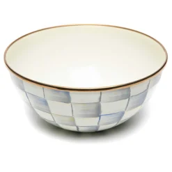 Serveware|Dinnerware & Flatware|MacKenzie-Childs Sterling Check Small Everyday Bowl